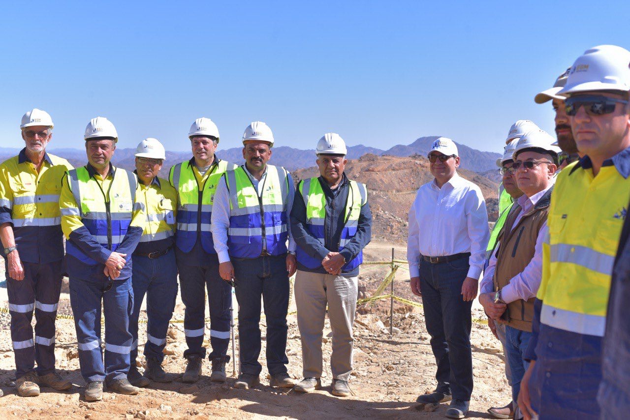 Senior team at Eqat mine site